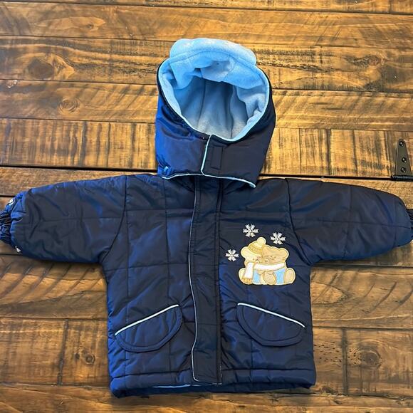 Climate Control Infant Blue Puffer Jacket Winter Size 6/9 Months - Picture 1 of 5